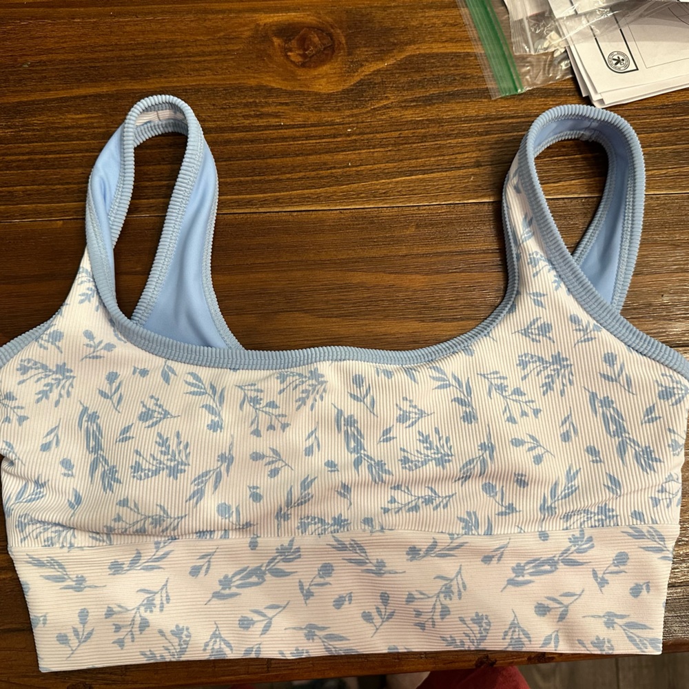 Charleston Floral Bikini Top Medium